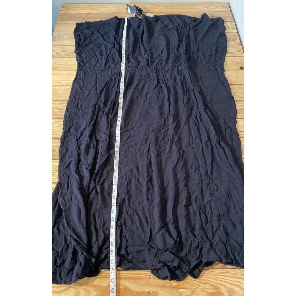 NWT Attitudes by Renee Global Illusions Maxi Dress Size Small Women’s Black - Picture 5 of 7